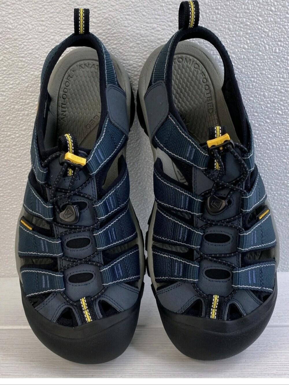 KEEN Newport H2 Men's Hiking Water Sandals Navy/Medium Gray Size 9.5 Wide NWOB - Picture 5 of 9